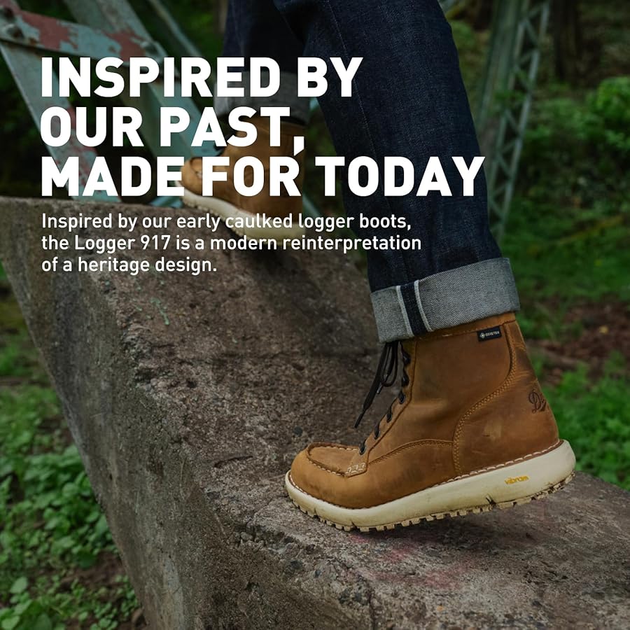 Amazon.com | Danner Logger 917 Waterproof Moc Toe Work Boots